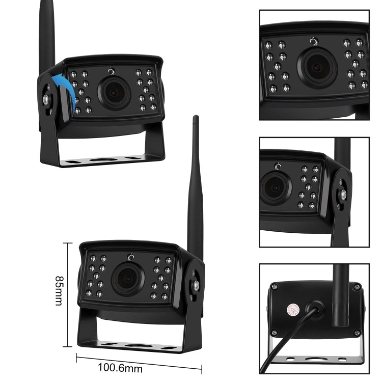 7 inch Car Digital Wireless Rear-view Split-screen Monitor Four Record, Four Record 7 inch Car Digital Wireless Rear-view Split-screen Monitor Four Record, Four Record